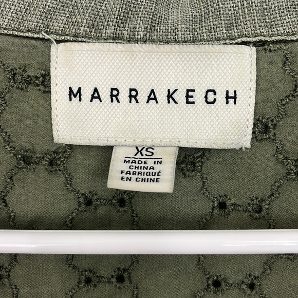 Anthropologie Marrakech XS Olive Green Tombolo Utility Vest with Pockets - Picture 9 of 13